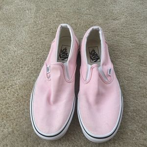 Light Pink Vans, size 9 Women’s!